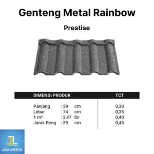 Genteng Metal Rainbow di Binjai